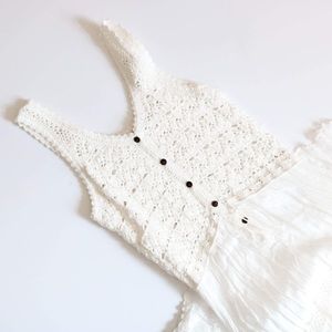 Arnhem White Eyelet Maxi Dress